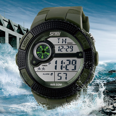2019 New Skmei Brand Men LED Digital Watch Military Watch Running Dress Sports Watches Fashion Outdoor Wristwatches Reloj Hombre