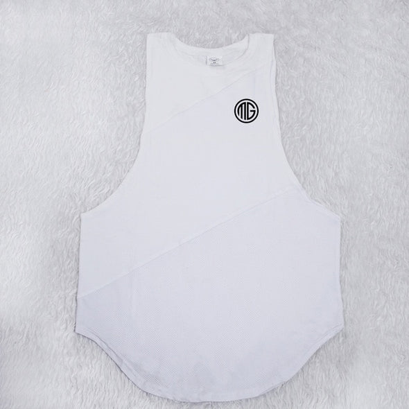 Bodybuilding Stringer Tank Top with hooded Mens Gyms Clothing Fitness Mens Sleeveless Vests Cotton Singlets Muscle Tankops