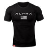 ALPHA 2018 New Brand Clothing Gyms Tight T-shirt Mens Fitness T-shirt Homme Gyms T Shirt Men Fitness Crossfit Summer Top Tees