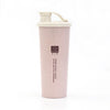 450ml Protein Powder Shaker Water Bottle Wheat Straw BPA Free Mixer Sports Fitness Protein Shaker Milk Shake Bottle