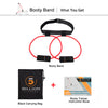 Fitness Women Booty Butt Band Resistance Bands Adjustable Waist Belt Pedal Exerciser for Glutes Muscle Workout Free Bag